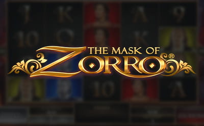 Panneau de jeu de machine à sous Le Masque de Zorro au Casino Betsson